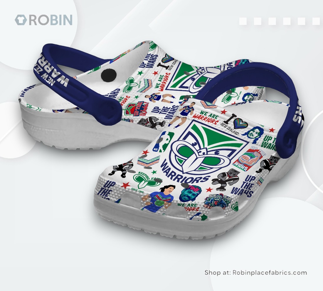 New Zealand Warriors NRL Sport Classic Crocs Shoes