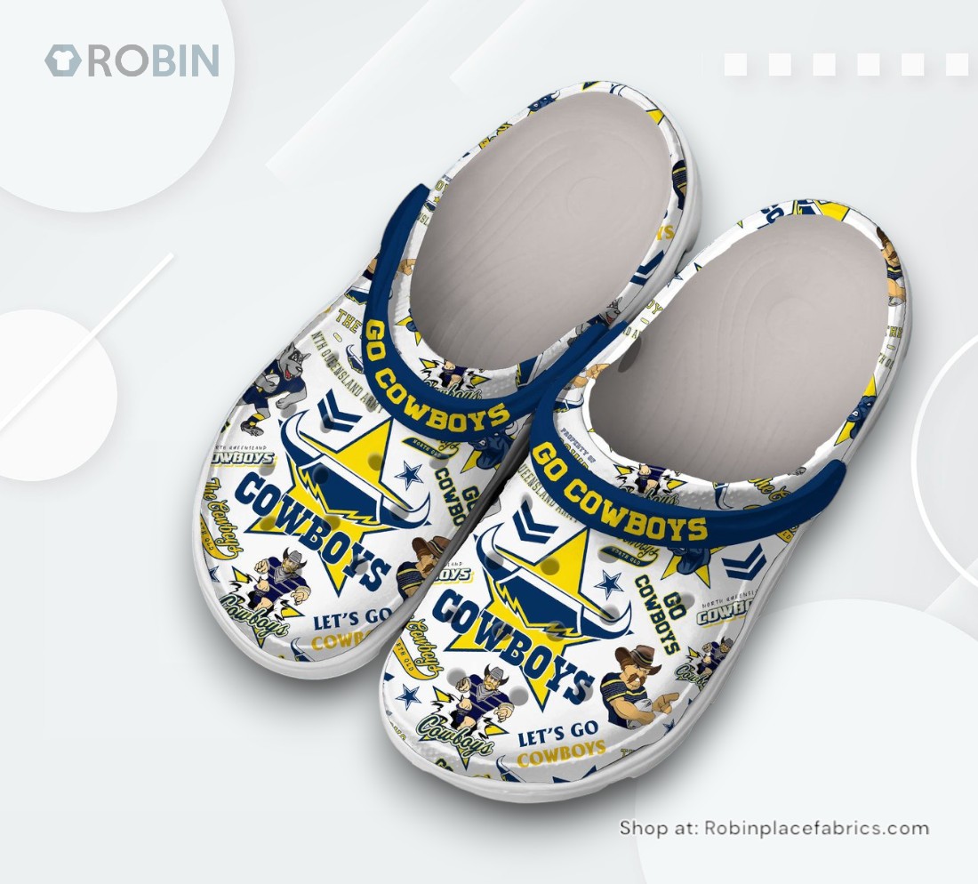 North Queensland Cowboys NRL Sport Classic Crocs Shoes