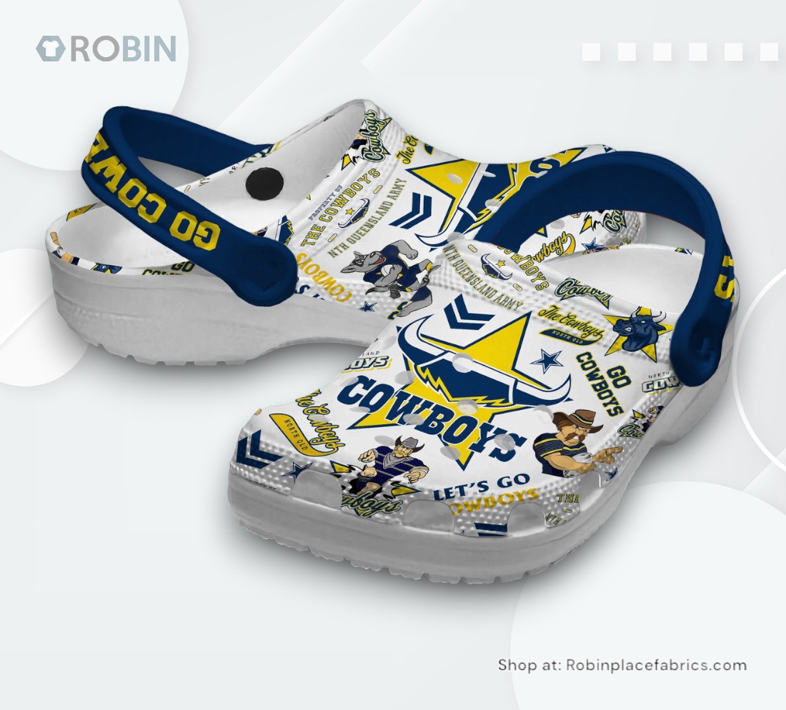 North Queensland Cowboys NRL Sport Classic Crocs Shoes
