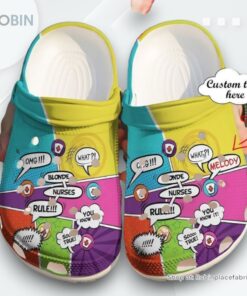 Nurse Personalized Rules Classic Clogs Shoes