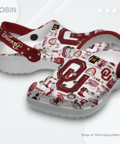 Oklahoma Sooners NCAA SportClassic Crocs Shoes, Oklahoma Sooners Gifts Oklahoma Sooners NCAA SportClassic Crocs Shoes, Oklahoma Sooners Gifts
