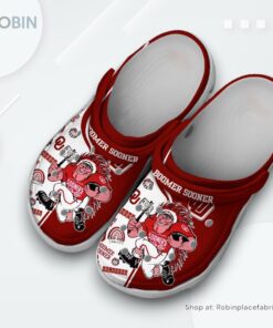 Oklahoma Sooners NCAA Sport Classic Crocs Shoes, Oklahoma Sooners Merchandise