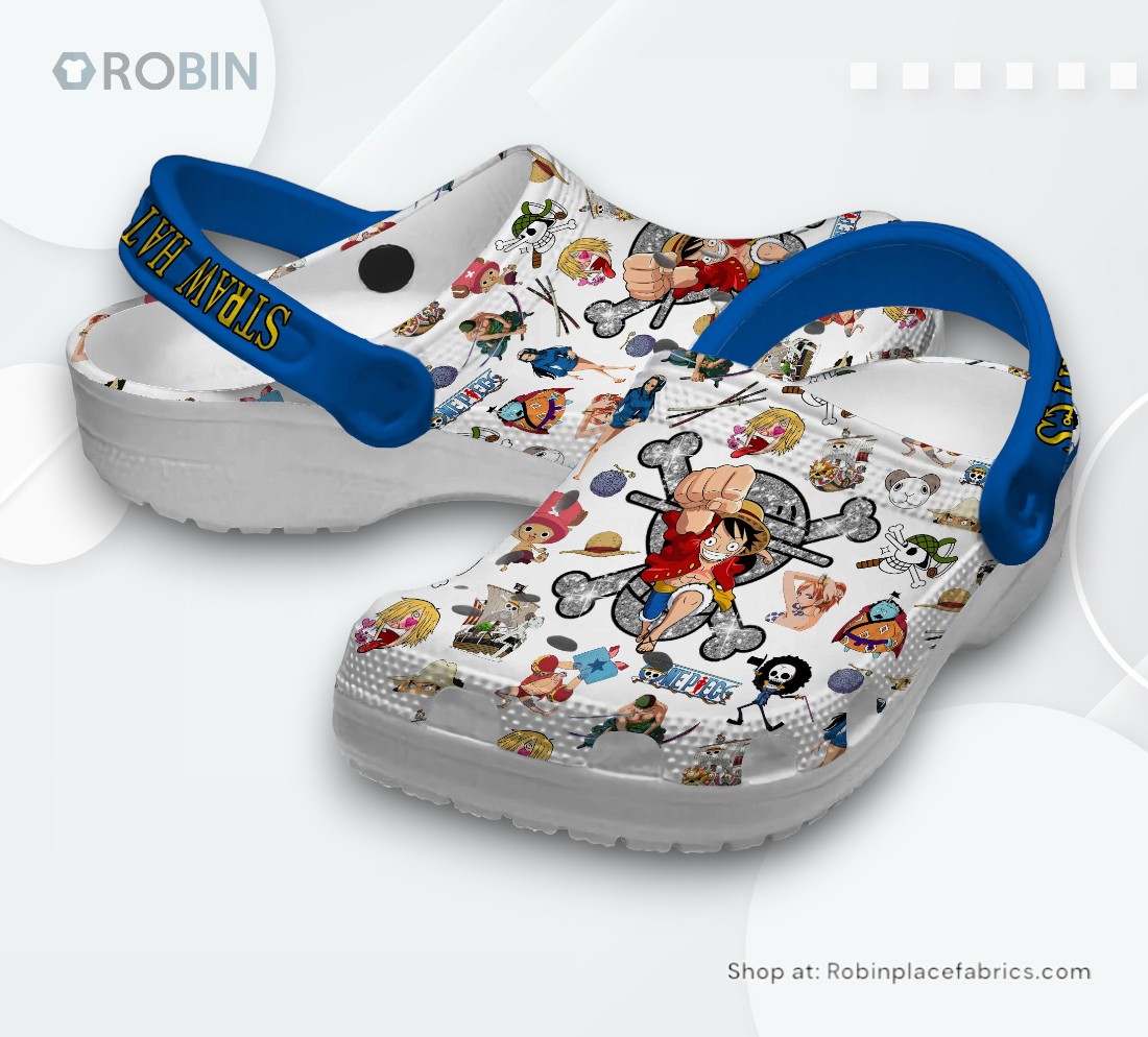One Piece Anime TV Series Classic Crocs Shoes, One Piece Anime Unique Gifts