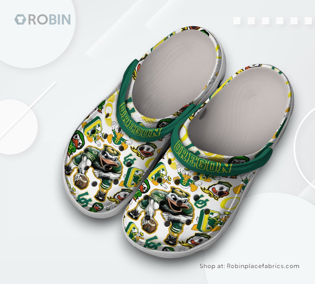 Oregon Ducks NCAA Sport Classic Crocs Shoes, Oregon Ducks Merch