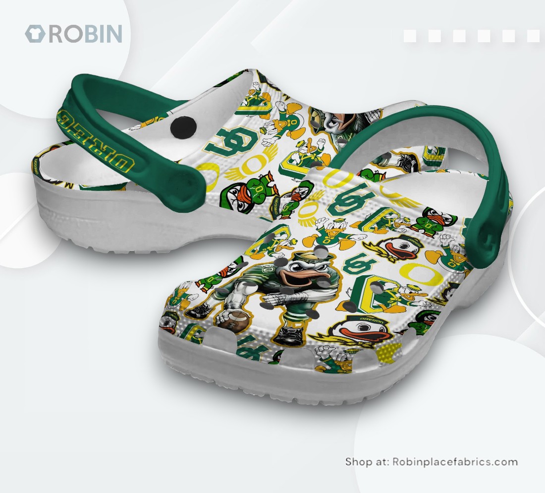 Oregon Ducks NCAA Sport Classic Crocs Shoes, Oregon Ducks Merch Oregon Ducks NCAA Sport Classic Crocs Shoes, Oregon Ducks Merch