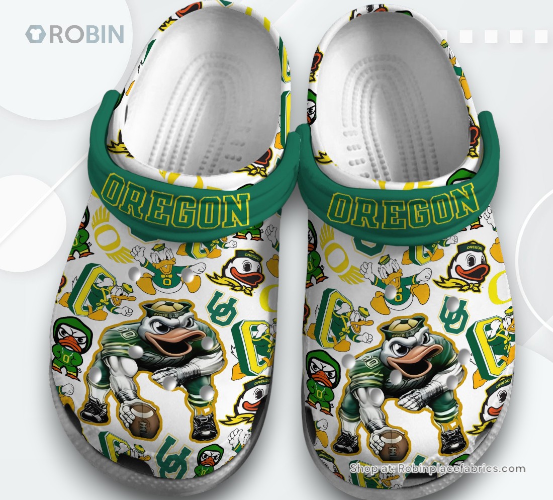 Oregon Ducks NCAA Sport Classic Crocs Shoes, Oregon Ducks Merch Oregon Ducks NCAA Sport Classic Crocs Shoes, Oregon Ducks Merch