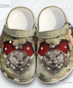 Otter They Steal My Heart 102 Gift For Lover Rubber clog Shoes Comfy Footwear