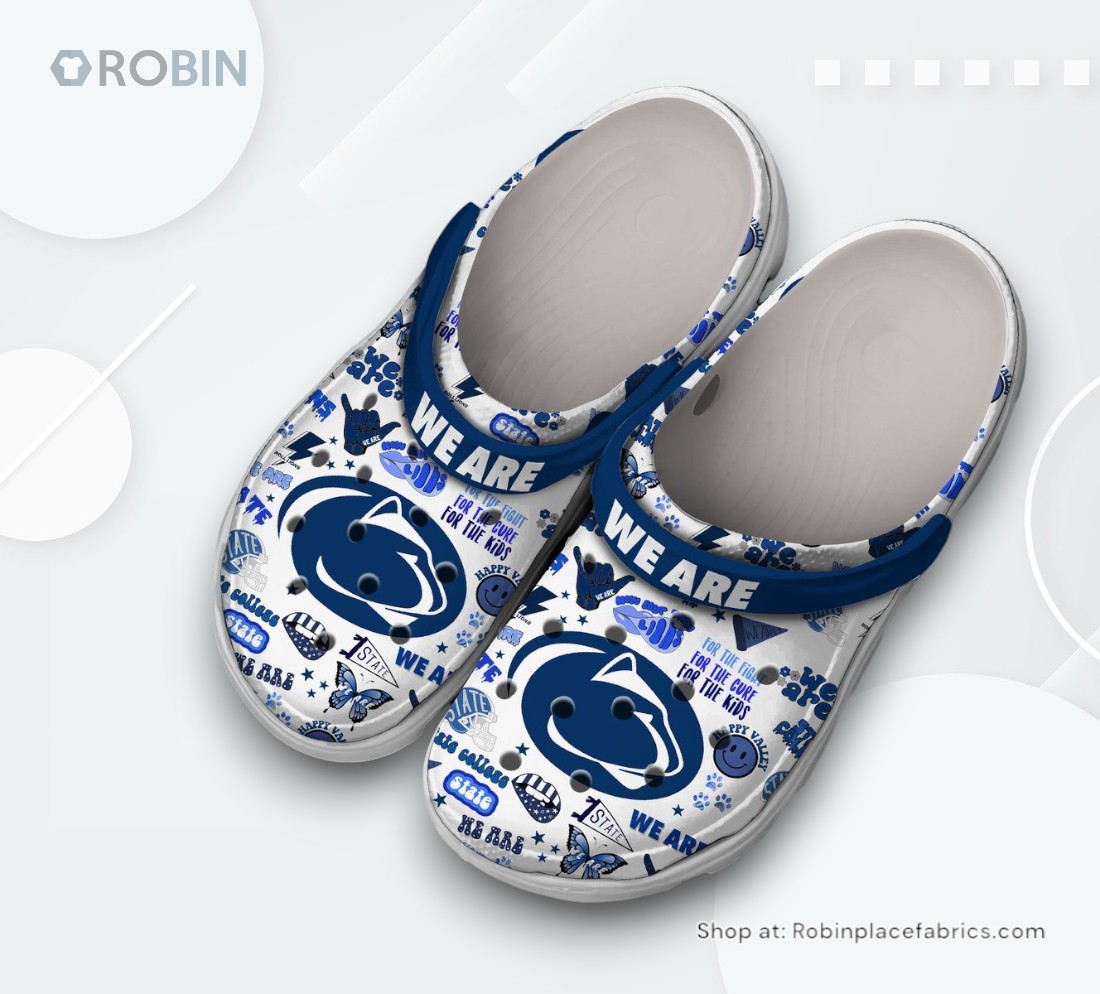 Penn State Nittany Lions NCAA Sport Classic Crocs Shoes, Penn State Nittany Lions Gifts for Fans
