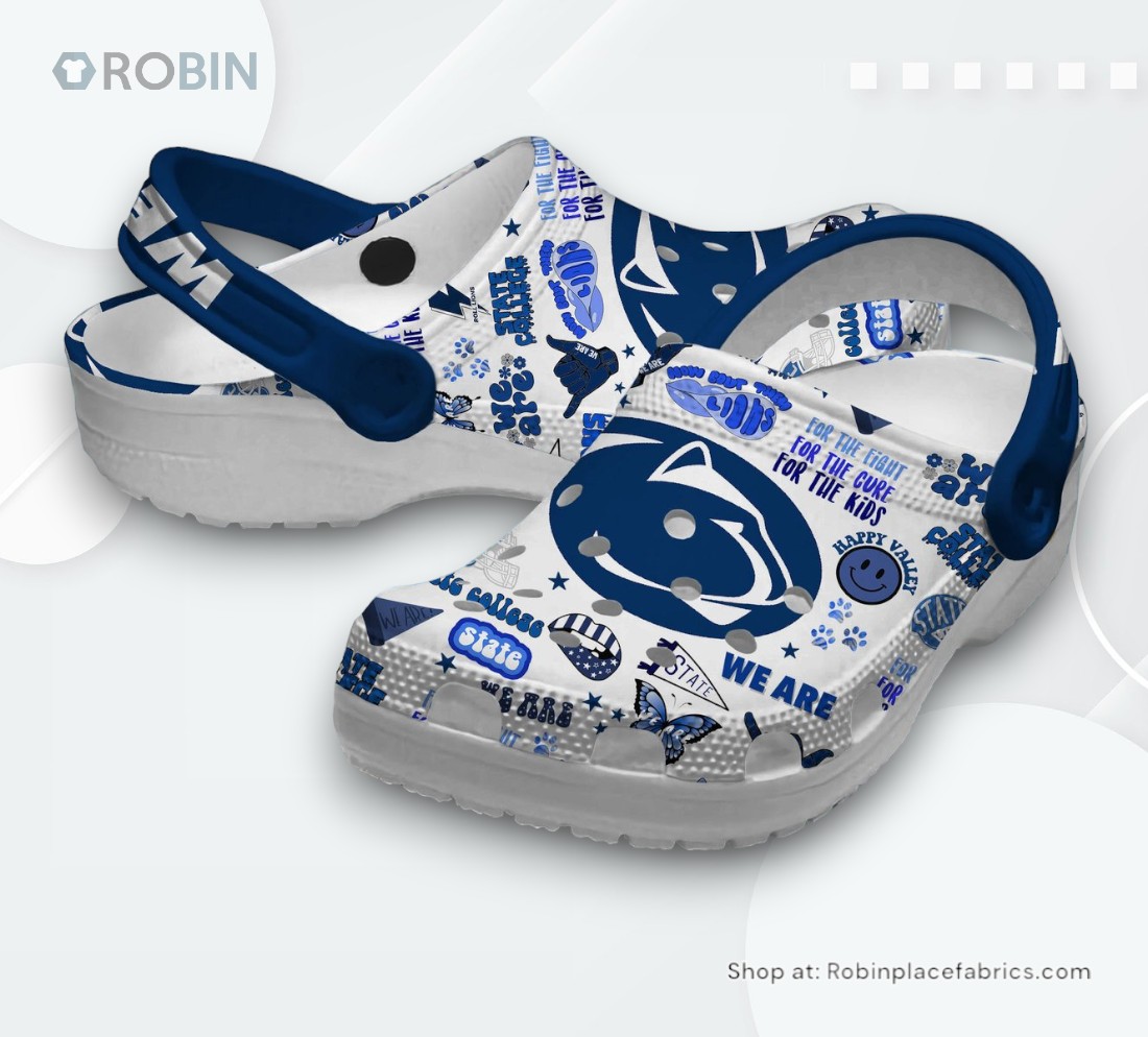 Penn State Nittany Lions NCAA Sport Classic Crocs Shoes, Penn State Nittany Lions Gifts for Fans