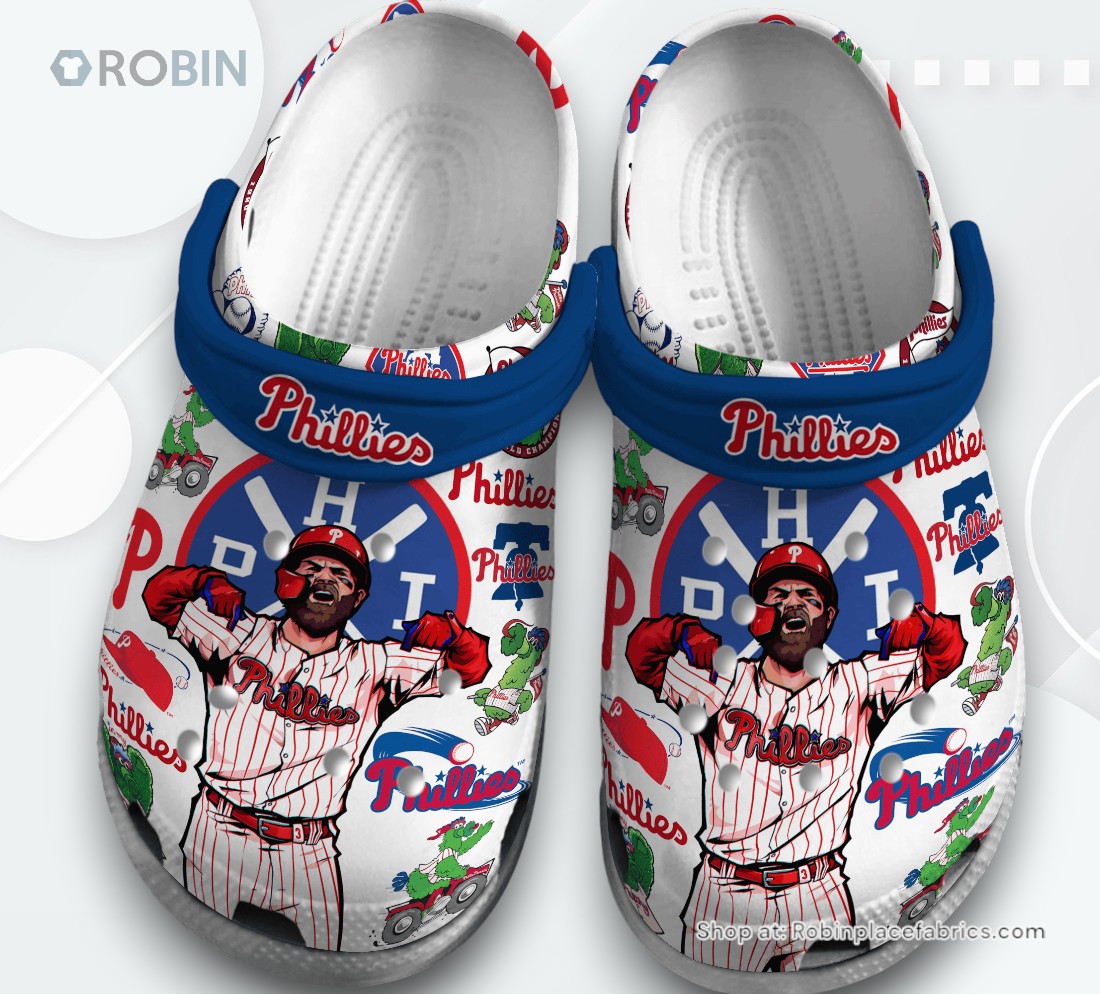 Philadelphia Phillies MLB Sport Classic Crocs Shoes, Phillies Gifts