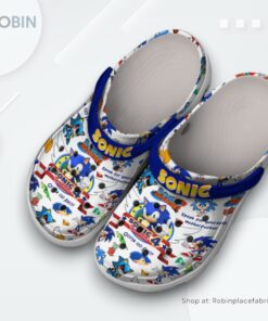 Sonic The Hedgehog Game Classic Crocs Shoes