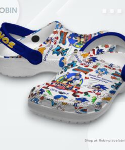 Sonic The Hedgehog Game Classic Crocs Shoes