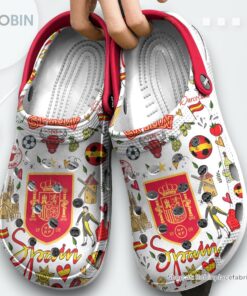 Spain National Football Team 2024 EuroClassic Crocs Shoes