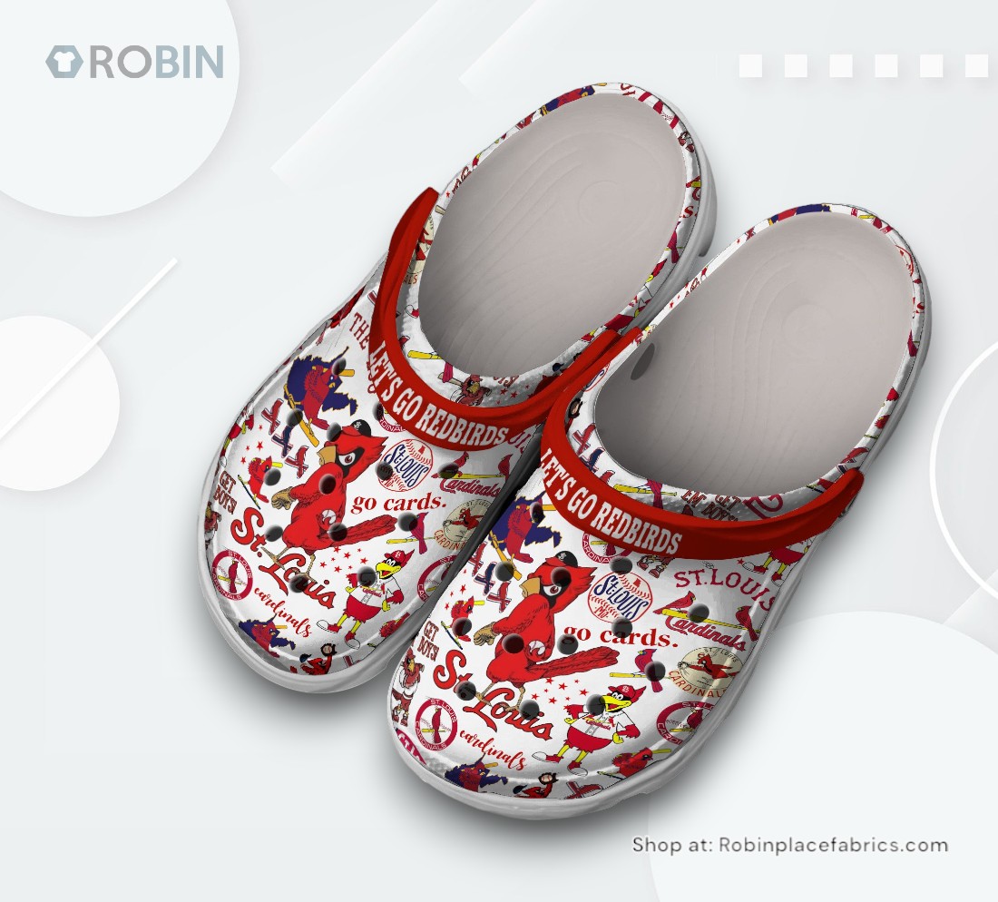 St. Louis Cardinals Baseball MLB Sport Classic Crocs Shoes, St. Louis Cardinals Team Gifts