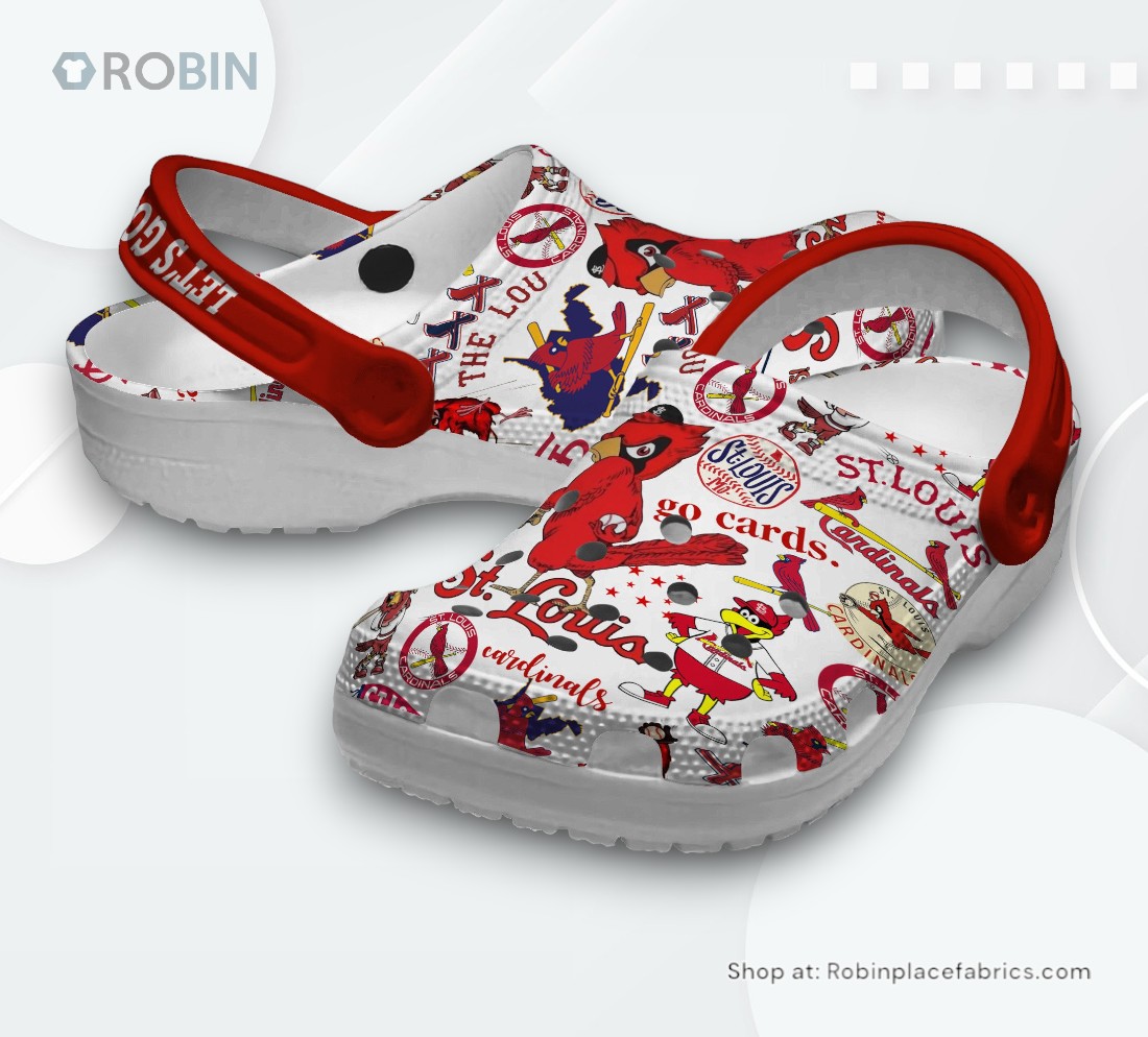 St. Louis Cardinals Baseball MLB Sport Classic Crocs Shoes, St. Louis Cardinals Team Gifts St. Louis Cardinals Baseball MLB Sport Classic Crocs Shoes, St. Louis Cardinals Team Gifts