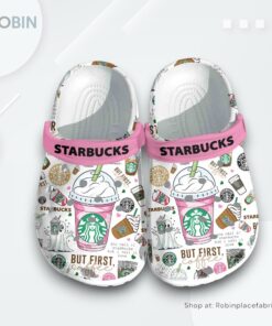 Starbucks Drinks Classic Crocs Shoes, Starbucks Gifts for Fans