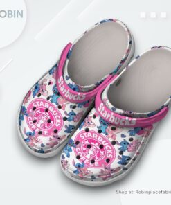 Starbucks Lilo And Stitch Cartoon  Classic Crocs Shoes, Starbucks Gear Starbucks Lilo And Stitch Cartoon  Classic Crocs Shoes, Starbucks Gear