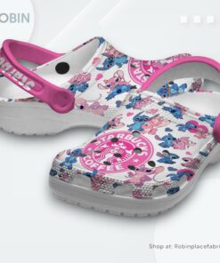 Starbucks Lilo And Stitch Cartoon  Classic Crocs Shoes, Starbucks Gear Starbucks Lilo And Stitch Cartoon  Classic Crocs Shoes, Starbucks Gear