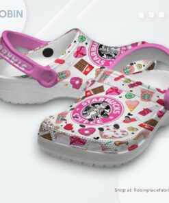Starbucks Valentine Drink Classic Crocs Shoes, Starbucks Team Gifts
