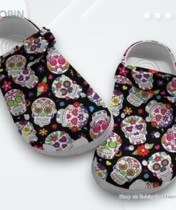 Sugar Skull Classic Clogs Shoes