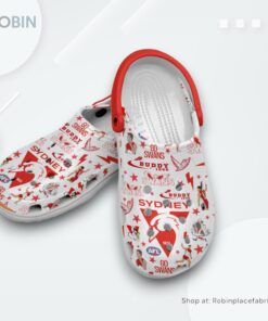 Sydney Swans Football AFL Sport Classic Crocs Shoes Sydney Swans Football AFL Sport Classic Crocs Shoes