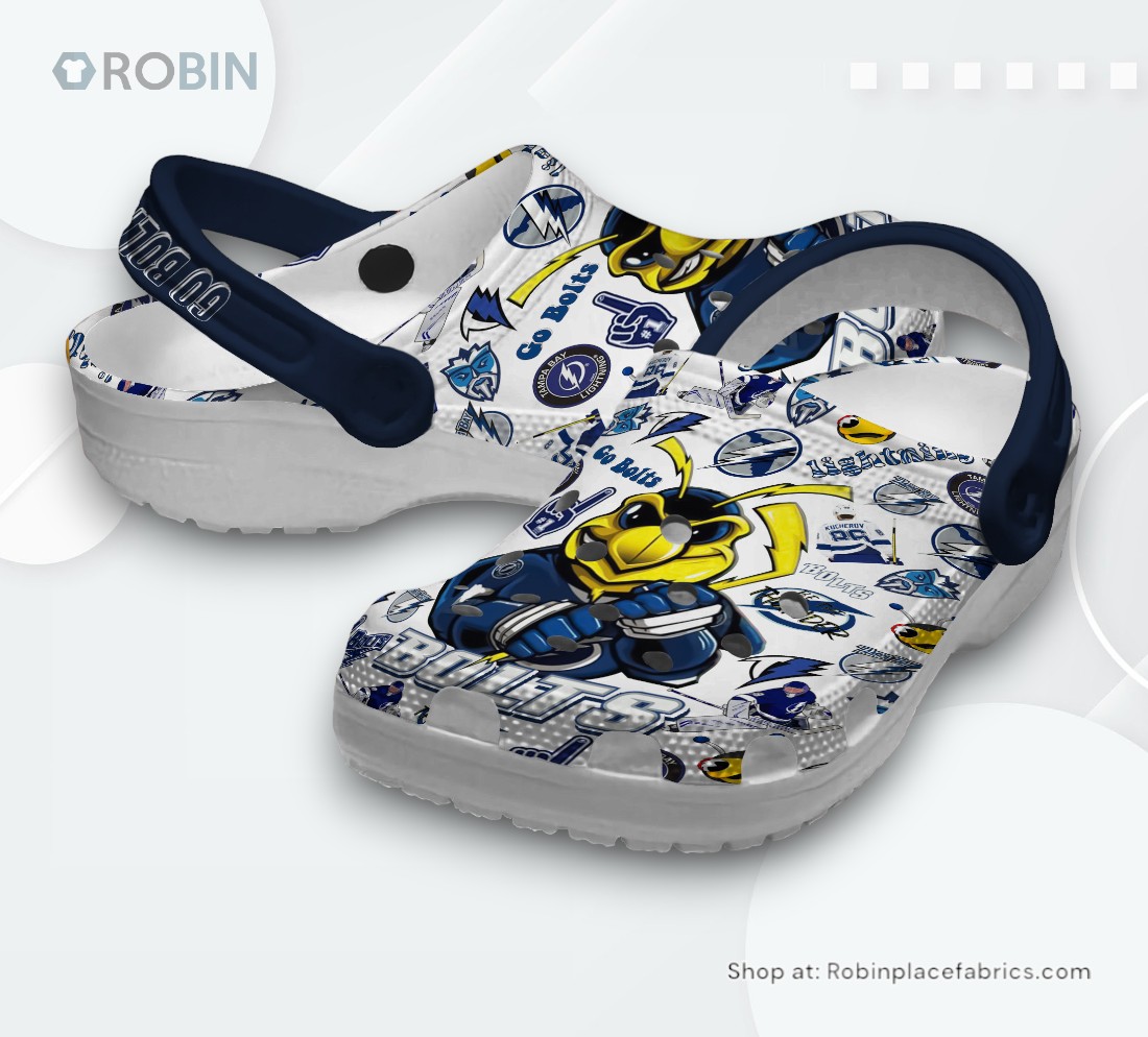 Tampa Bay Lightning NHL Sport Classic Crocs Shoes, Lightning Gear Tampa Bay Lightning NHL Sport Classic Crocs Shoes, Lightning Gear