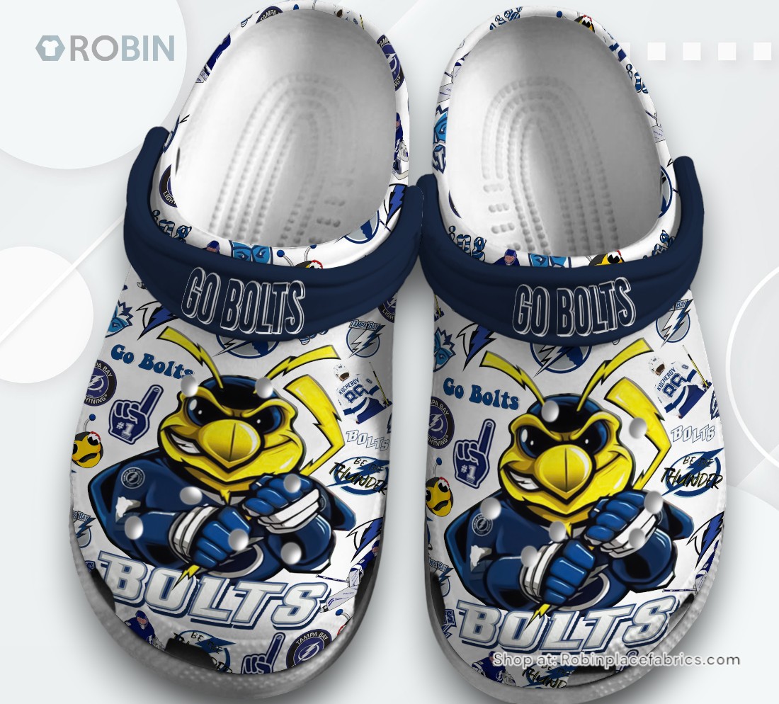 Tampa Bay Lightning NHL Sport Classic Crocs Shoes, Lightning Gear Tampa Bay Lightning NHL Sport Classic Crocs Shoes, Lightning Gear