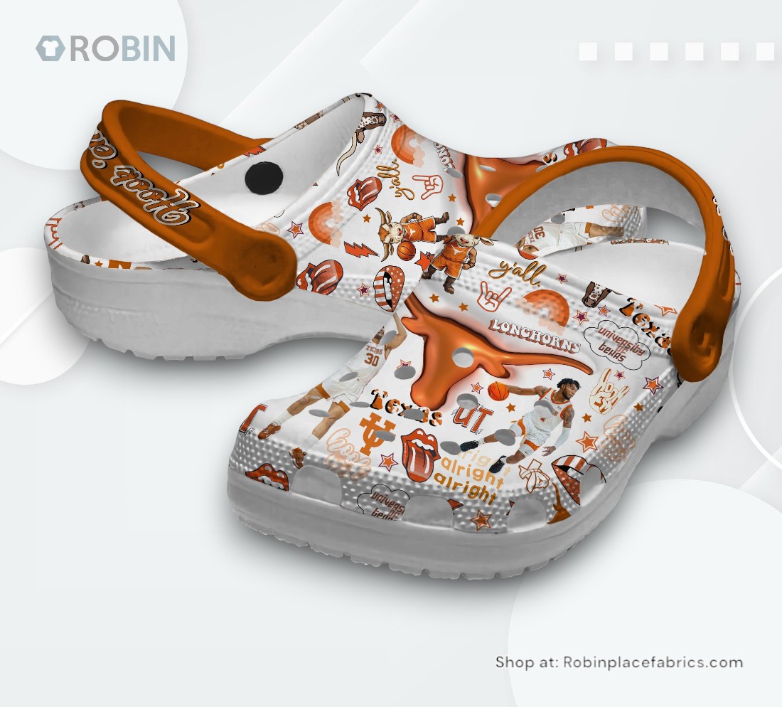 Texas Longhorns NCAA Sport Classic Crocs Shoes, Texas Longhorns Gear