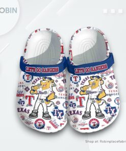 Texas Rangers Baseball MLB Sport Classic Crocs Shoes, Texas Rangers Gifts for Fans Texas Rangers Baseball MLB Sport Classic Crocs Shoes, Texas Rangers Gifts for Fans