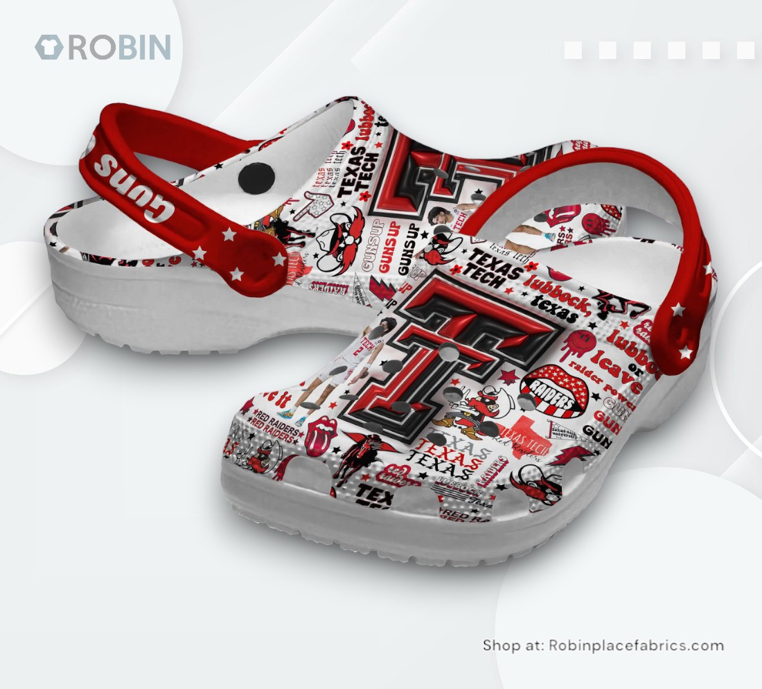 Texas Tech Red Raiders NCAA Sport Classic Crocs Shoes, Texas Tech Red Raiders Gifts