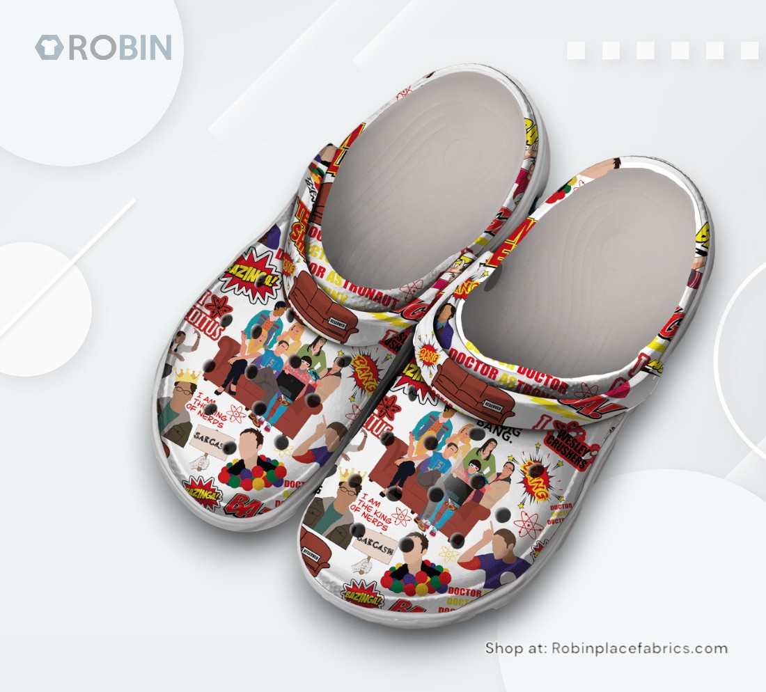 The Big Bang Theory TV Series Classic Crocs Shoes The Big Bang Theory TV Series Classic Crocs Shoes