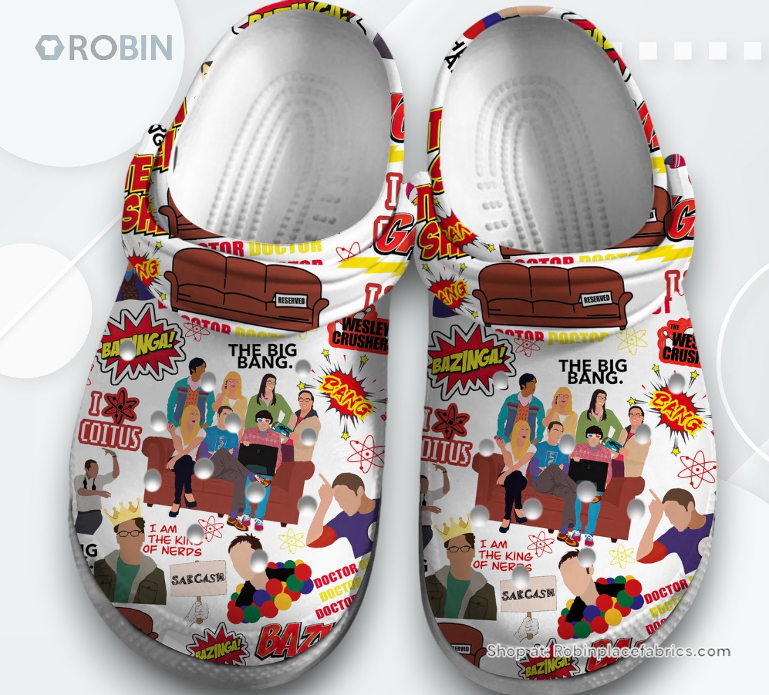 The Big Bang Theory TV Series Classic Crocs Shoes The Big Bang Theory TV Series Classic Crocs Shoes