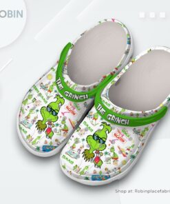 The Grinch Cartoon Movie Classic Crocs Shoes The Grinch Cartoon Movie Classic Crocs Shoes