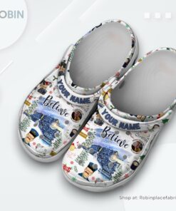 The Polar Express Cartoon Classic Crocs Shoes