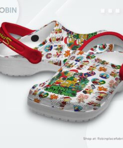The Simpsons TV Series Christmas Classic Crocs Shoes