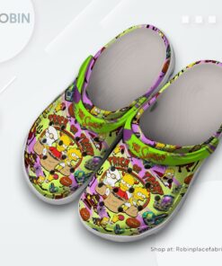 The Simpsons TV Series Classic Crocs Shoes