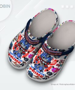Transformers Optimus Prime Movie Classic Crocs Shoes