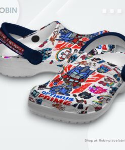 Transformers Optimus Prime Movie Classic Crocs Shoes