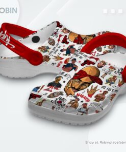 Tupac Shakur Music Classic Crocs Shoes