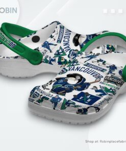 Vancouver Canucks NHL Sport Classic Crocs Shoes, Vancouver Canucks Gifts for Fans Vancouver Canucks NHL Sport Classic Crocs Shoes, Vancouver Canucks Gifts for Fans