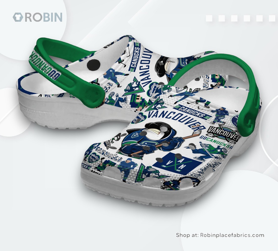 Vancouver Canucks NHL Sport Classic Crocs Shoes, Vancouver Canucks Gifts for Fans Vancouver Canucks NHL Sport Classic Crocs Shoes, Vancouver Canucks Gifts for Fans