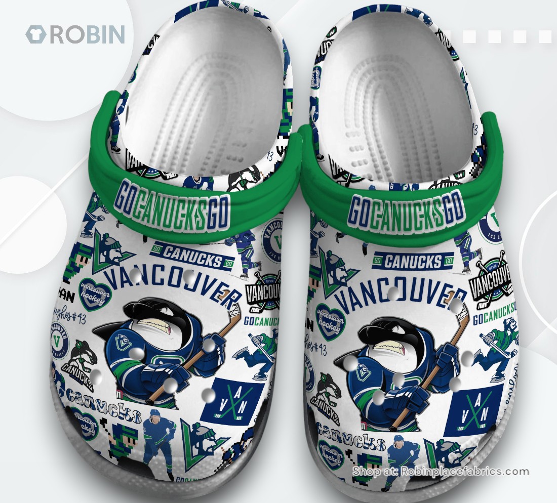 Vancouver Canucks NHL Sport Classic Crocs Shoes, Vancouver Canucks Gifts for Fans Vancouver Canucks NHL Sport Classic Crocs Shoes, Vancouver Canucks Gifts for Fans