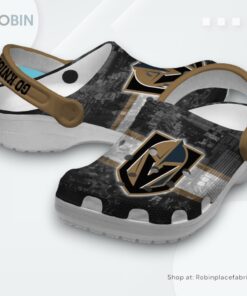 Vegas Golden Knights NHL Sport Classic Crocs Shoes, Golden Knights Merchandise Vegas Golden Knights NHL Sport Classic Crocs Shoes, Golden Knights Merchandise