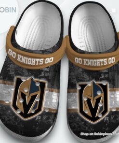 Vegas Golden Knights NHL Sport Classic Crocs Shoes, Golden Knights Merchandise Vegas Golden Knights NHL Sport Classic Crocs Shoes, Golden Knights Merchandise