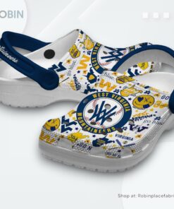 West Virginia Mountaineers Football NCAA Sport Classic Crocs Shoes, Mountaineers Unique Gifts
