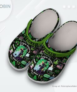 Wicked Movie Classic Crocs Shoes