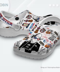 Willie Nelson Music Classic Crocs Shoes