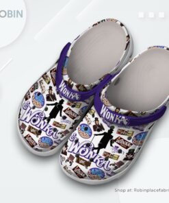 Wonka Movie Classic Crocs Shoes