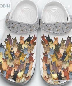 A Bunch Of Cats Gift For Lover Rubber clog Shoes Comfy Footwear A Bunch Of Cats Gift For Lover Rubber clog Shoes Comfy Footwear
