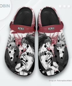 Abarai Renji Crocs Shoes Manga Style Personalized
